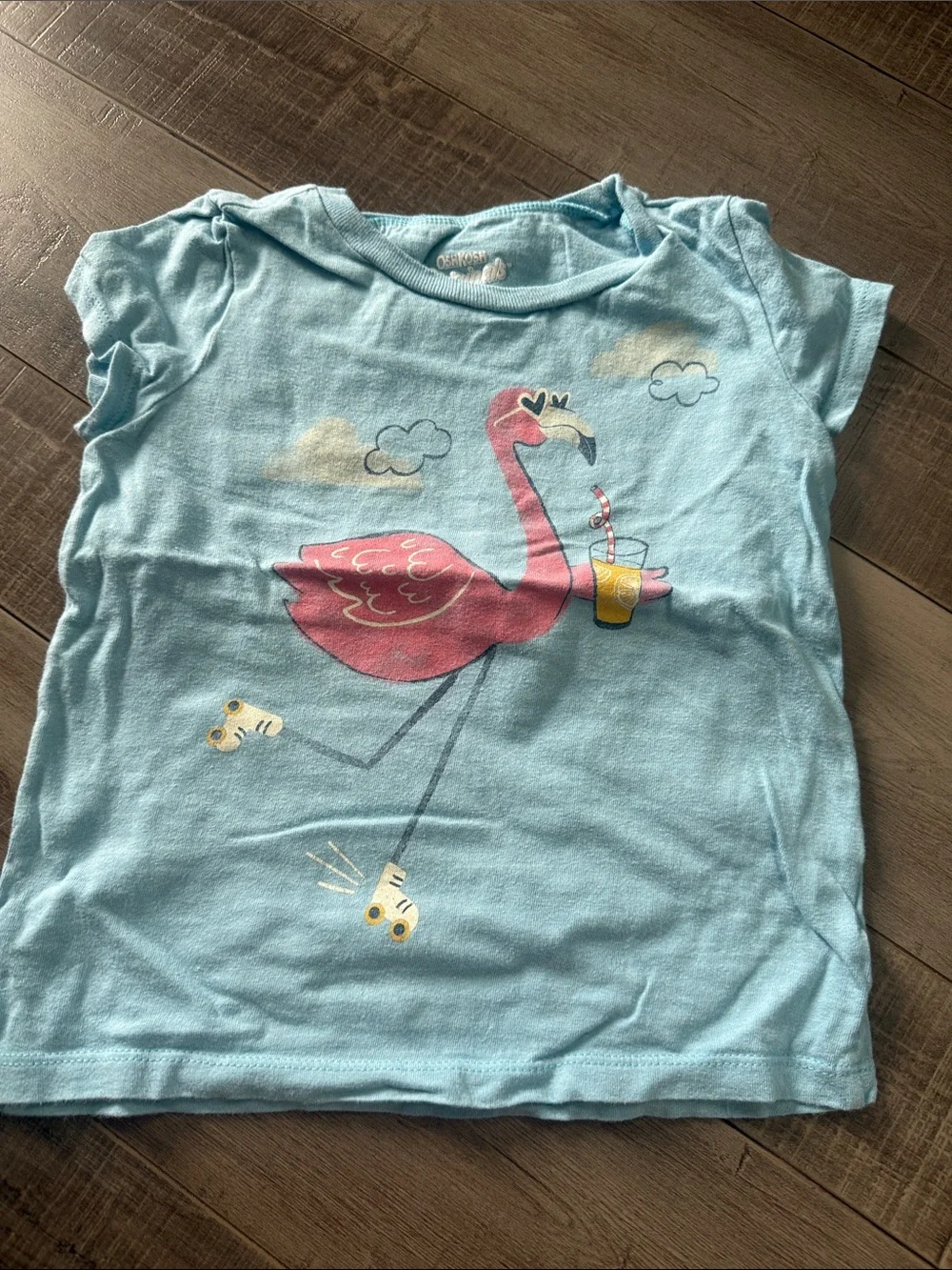 Carter's Orange, Blue, Yellow & Light Blue Short Sleeve Graphic Tee